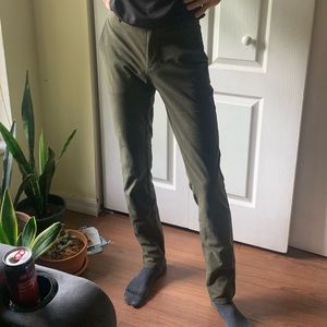 Everlane forest green straight leg chinos 28 X 34